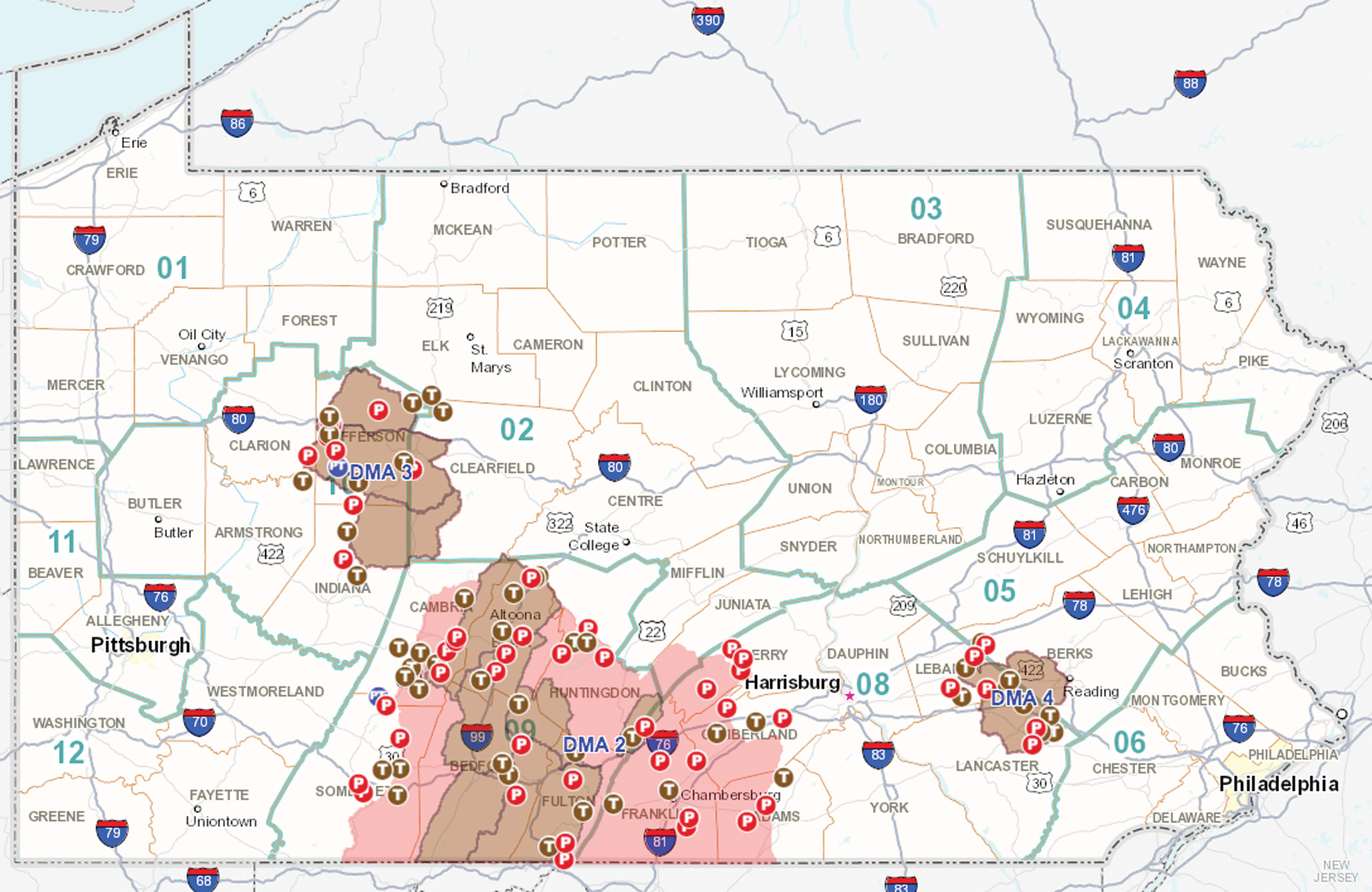 Cwd Us Map PGC and USDA to target Chronic Wasting Disease | News, Sports, Jobs ...